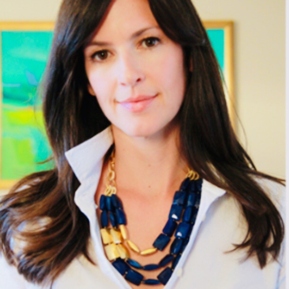 Stella & Dot | Retired Vivid Blue+Gold Chain Link Bahari Statement Neckl… - Picture 7 of 10